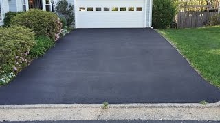 Resurfaced Asphalt Driveway One Year Later [upl. by Lissner]