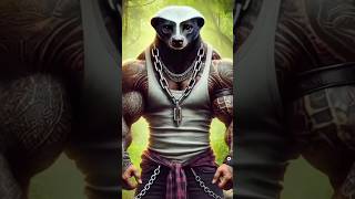 The Most Dangerous Thug of the Forest Honey Badger Unleashed shorts [upl. by Reina287]