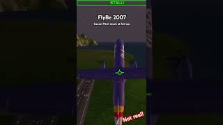 FlyBe flight 2007 not real  aviation crash turbopropflightsimulator plane pilot [upl. by Norty985]