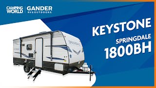 2022 Keystone Springdale 1800BH  Travel Trailer  RV Review Camping World [upl. by Wack548]