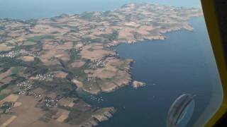 ULM FK9 MORBIHANvues aériennes Quiberon et Belle IleOverflight Quiberon and BelleIle [upl. by Ysiad]