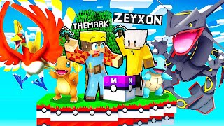 SOPRAVVIVO con ZEYXON 100 GIORNI SOPRA UN SOLO BLOCCO POKEMON  MINECRAFT ITA [upl. by Othe395]