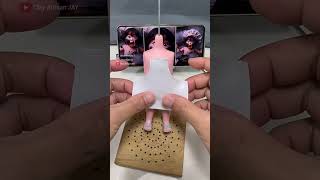 Part 2 ：Finishing Touches on the Shocked Little Chef Doll – Funny Clay Art [upl. by Leslie]