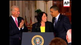 Sonia Sotomayor won confirmation Thursday as the nations first Hispanic Supreme Court justice in a [upl. by Hy315]