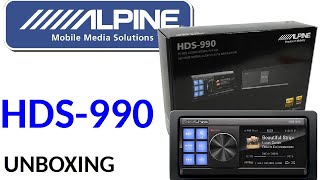 ALPINE F1 STRATUS HDS990 unboxing rozpakowywanie audio media player odtwarzacz multimedialny [upl. by Theda]