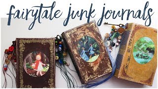 Fairytale Journals  Vintage Junk Journals  Etsy Collection [upl. by Drapehs]