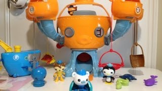 Octonauts Octopod Play Set Barnacles and Kwazaii Toys Video [upl. by Petie]