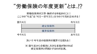 【労務管理】労働保険の年度更新とは何か（動画ver1） [upl. by Maroj872]