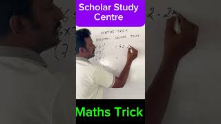 shorts 7 maths trick decimal square scholar study centre by Anshad sir [upl. by Yednarb]