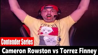 Dana Whites Contender Series Cameron Rowston vs Torrez Finney REACTION [upl. by Ethelda122]