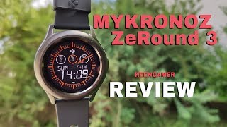 MyKronoz ZeRound 3 Smartwatch Review  Affordable and practical [upl. by Waynant662]