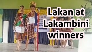 Lakan at Lakambini winners [upl. by Hilbert]