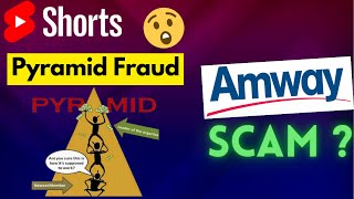 Amway Pyramid Fraud   Amway Scam Explained in Hindi   FarzijainShorts AmwayScam [upl. by Ecinahc]