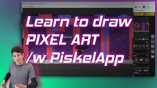 Learn to Draw Pixel Art with Piskel App [upl. by Ainyt]