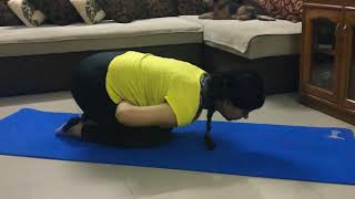 Health Benefits of Mandukasana Frog pose [upl. by Anawak675]