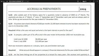 ACCRUALS amp PREPAYMENTS 04 [upl. by Naols996]