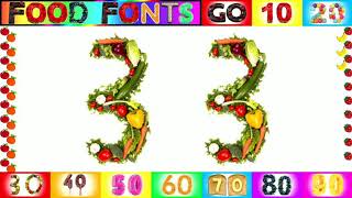 Numbers 1 to 1000 HD Animated 100 Fonts [upl. by Ettenirt]