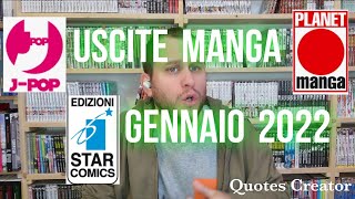 USCITE MANGA  gennaio 2022 [upl. by Cusack]