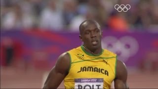 Bolt amp Blake Win 200m SemiFinals  London 2012 Olympics [upl. by Aisan]