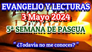 Evangelio de hoy Viernes 3 de Mayo 2024  Lecturas de hoy  Momento de oración [upl. by Weylin]