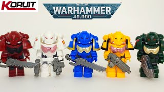 ЛЕГО КОСМОДЕСАНТКИ ВАРХАММЕР 40K  LEGO SPACE MARINE WARHAMMER 40K [upl. by Stoll634]