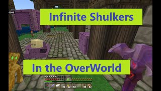 Infinite Shulkers  How to get them to the OverWorld  Minecraft Bedrock Survival [upl. by Amabelle]