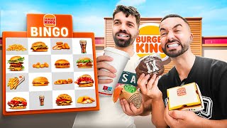 Fiz o DESAFIO do BINGO do BURGER KING [upl. by Pauletta350]