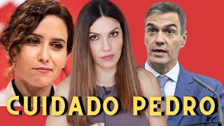 AYUSO VA A MUERT3 A POR PEDRO SÁNCHEZ [upl. by Mohorva]