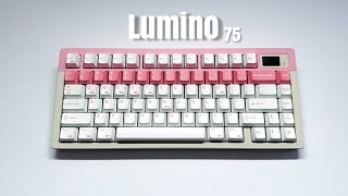 LUMINO75 75 Keyboard  Unboxing amp Sound Test [upl. by Aritak663]