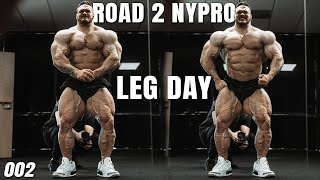 1st Leg Day In NJ  NYPRO 13 Weeks Out  Nick Walker [upl. by Eninnaej888]