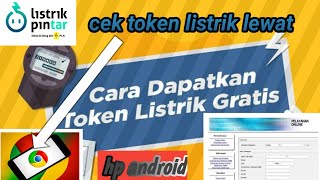 pulsa listrik gratis I token gratis l mantab [upl. by Eikcid]