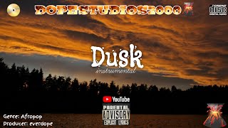 Afropop Dusk Instrumental  prod everdope  Afrobeat 2024 [upl. by Clinton]