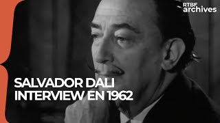 Salvador Dali  linterview surréaliste en 1962  RTBF Archives [upl. by Arykahs]