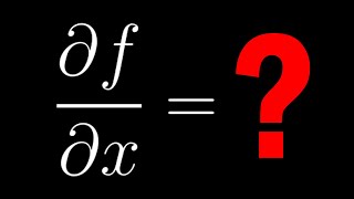 Partial Derivatives in 43 Seconds [upl. by Euqinimod]