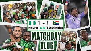 NIGERIA 11 42 SOUTH AFRICA  MATCHDAY VLOG  AFCON 2023 SEMIFINAL HIGHLIGHTS 🇳🇬 🇿🇦 🥳🔥 [upl. by Elawalo]