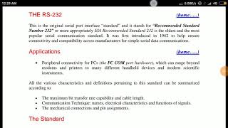 RS 232 Serial communication  RS 232 interface in hindi  RS 232 standard introduction in HINDI [upl. by Aineg]