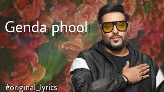 Badshah  Genda Phool lyrics  JacquelineFernandez  Payal Dev  Official Music Video 2020 [upl. by Ruscio905]