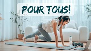 Marche sur place à 4 pattes un exercice pour des muscles plus forts triceps et abdos [upl. by Honeywell433]