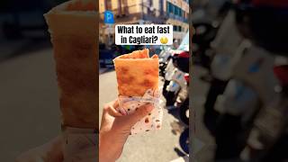 Hungry in Cagliari Follow my traveltips what to eat 🍕 fast and delicious sardinia italianfood [upl. by Nnaeiluj]