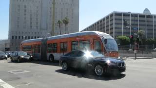 LACMTA Metrobus Union Sta bound 60BRT CNG 9547 Rt40 at Alameda StEl Monte Busway [upl. by Adeline]