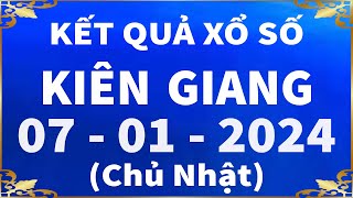 Xổ số Kiên Giang ngày 7 tháng 1  XSKG 71  XS Kiên Giang  Xổ số kiến thiết Kiên Giang hôm nay [upl. by Rola]