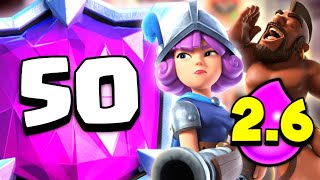 HOG 26 HIGH LADDER TOP 50 CLASH ROYALE [upl. by Ciri76]