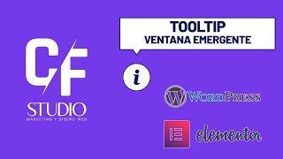 Tooltip con Elementor y CSS [upl. by Ahsele]