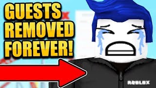 ROBLOX REMOVED GUESTS FROM THE GAME NO MORE GUESTS 😱 Roblox New Update [upl. by Otir757]