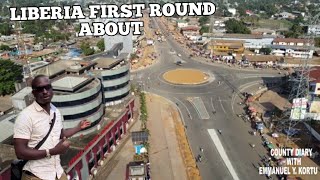 LIBERIA FIRST ROUND ABOUT SINCE 1847 ELWA JUNCTION IN PAYNESVILLE [upl. by Narual]