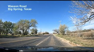 Down Wasson into Webb Village Big Spring Texas with GoPro 10 [upl. by Blinnie566]