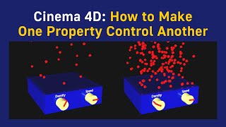 Cinema 4D How to Make One Property Control Another [upl. by Yatzeck]