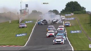 BTCC Crashes 2022 [upl. by Ysnil544]