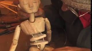 Bruno Descaves making a marionette [upl. by Burnard]