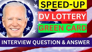 2023 DV lottery Green Card Interview Top Questions and Answers  US immigration  Green Card [upl. by Hairom381]